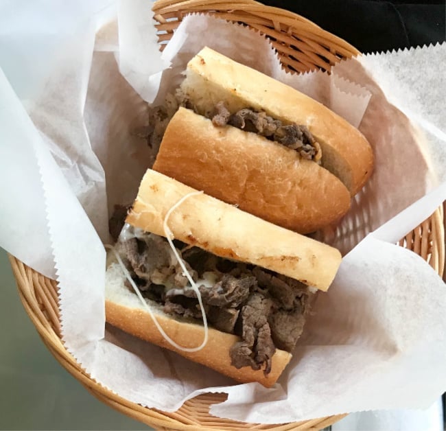 Campo's philly cheese steak