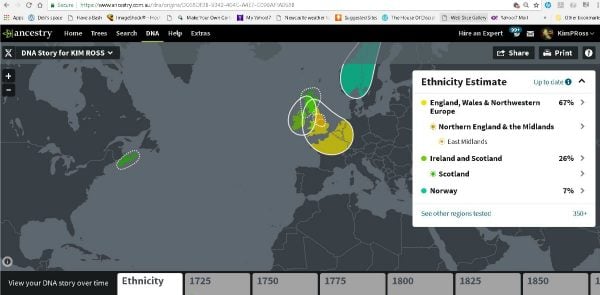 Ancestry DNA test adopted