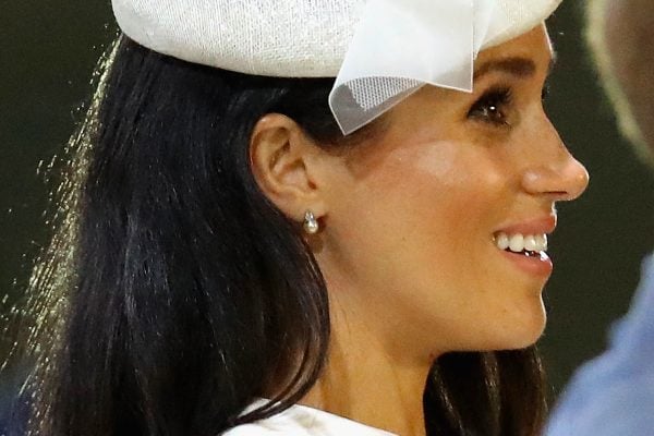 Meghan Markle's earrings. Image: Supplied.