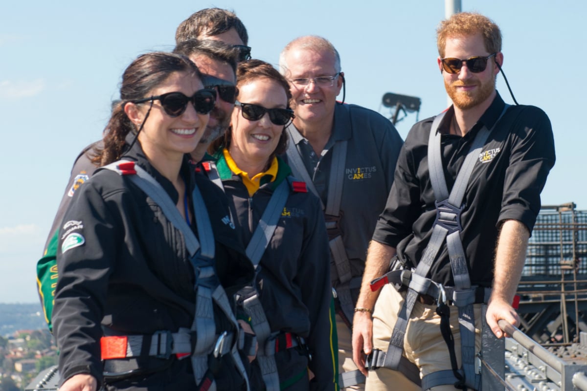 Prince Harry Sydney Harbour Bridge