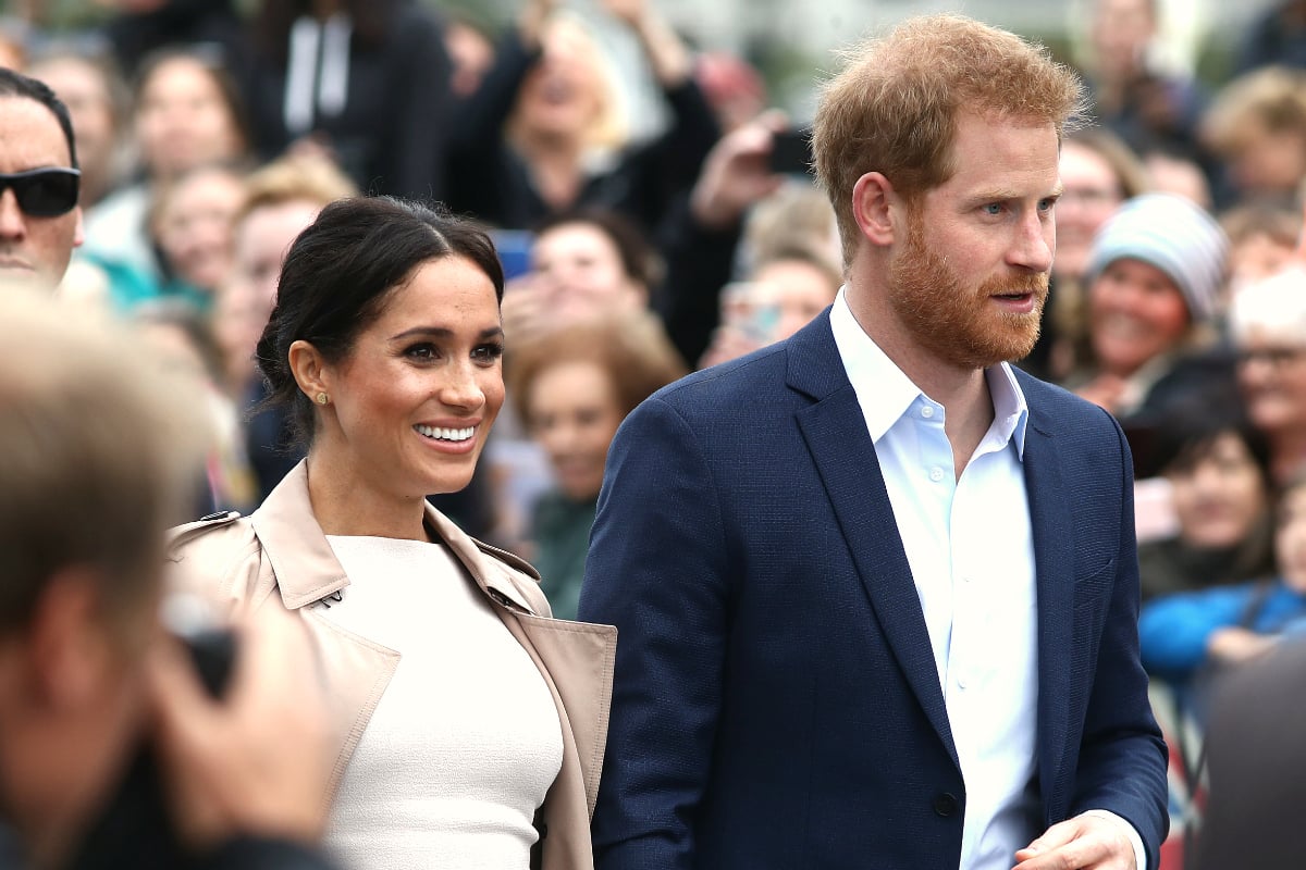 Scanlan Theodore Garnet Crepe Knit Wrap Jacket - Meghan Markle