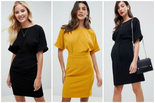 Meghan markle on sale asos black dress