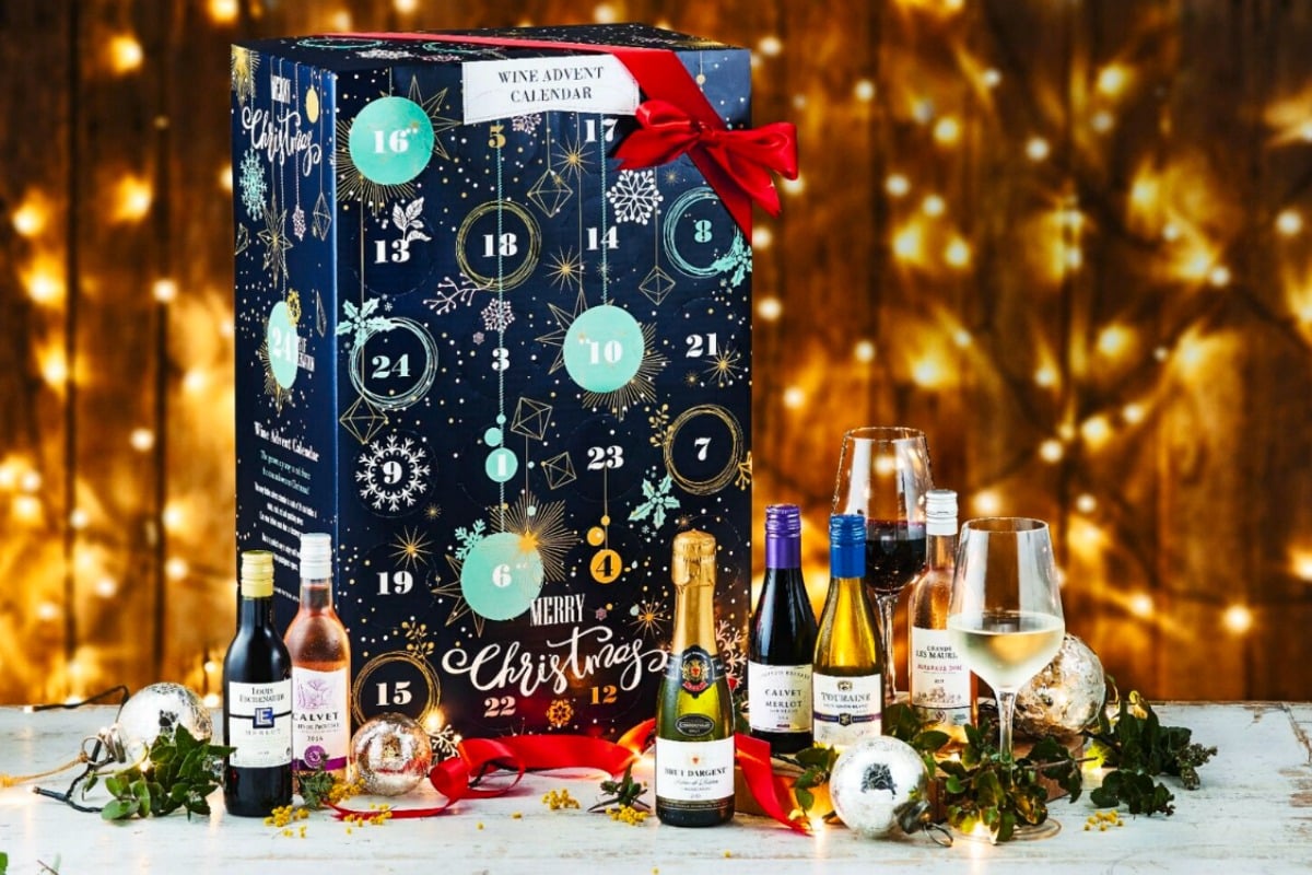 Rejoice Aldi is now selling an advent wine calendar.