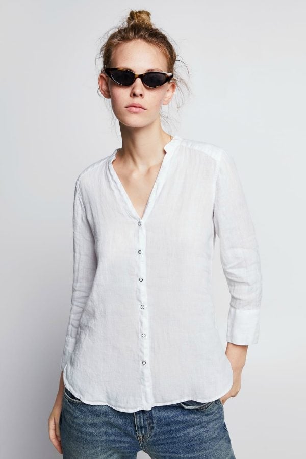 Zara Basic Linen Shirt