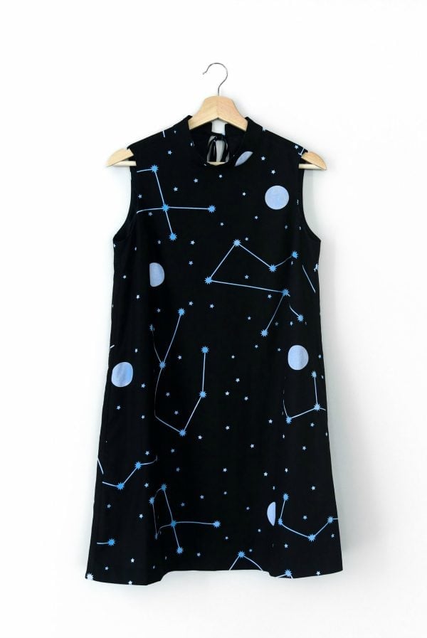 Jericho Road Clothing Constellations High Neck Shift Dress