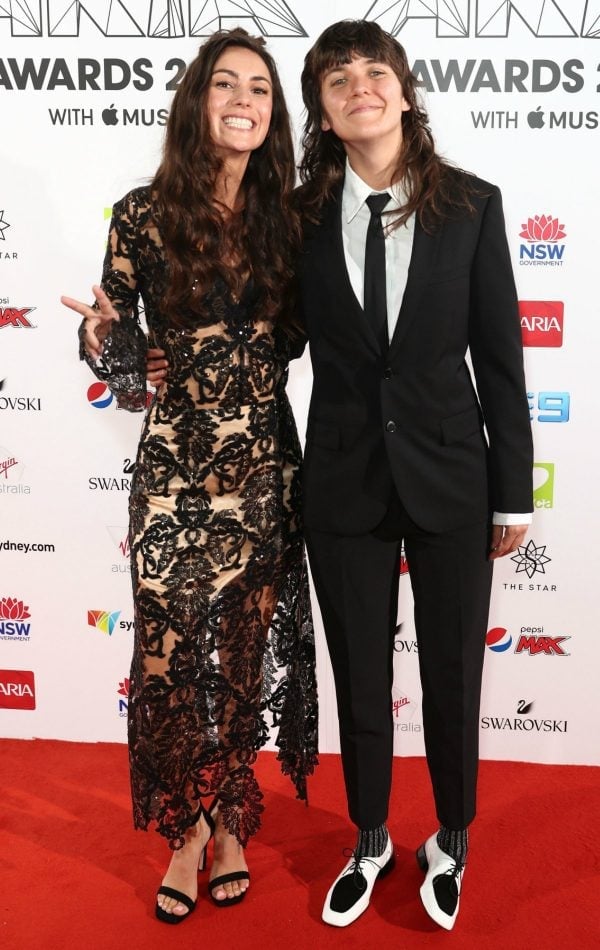 ARIA Awards 2018 red carpet Amy Shark and Courtney Barnett