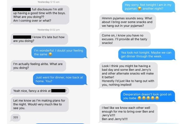 The text message dating fail that proves romance is dead once and for all.