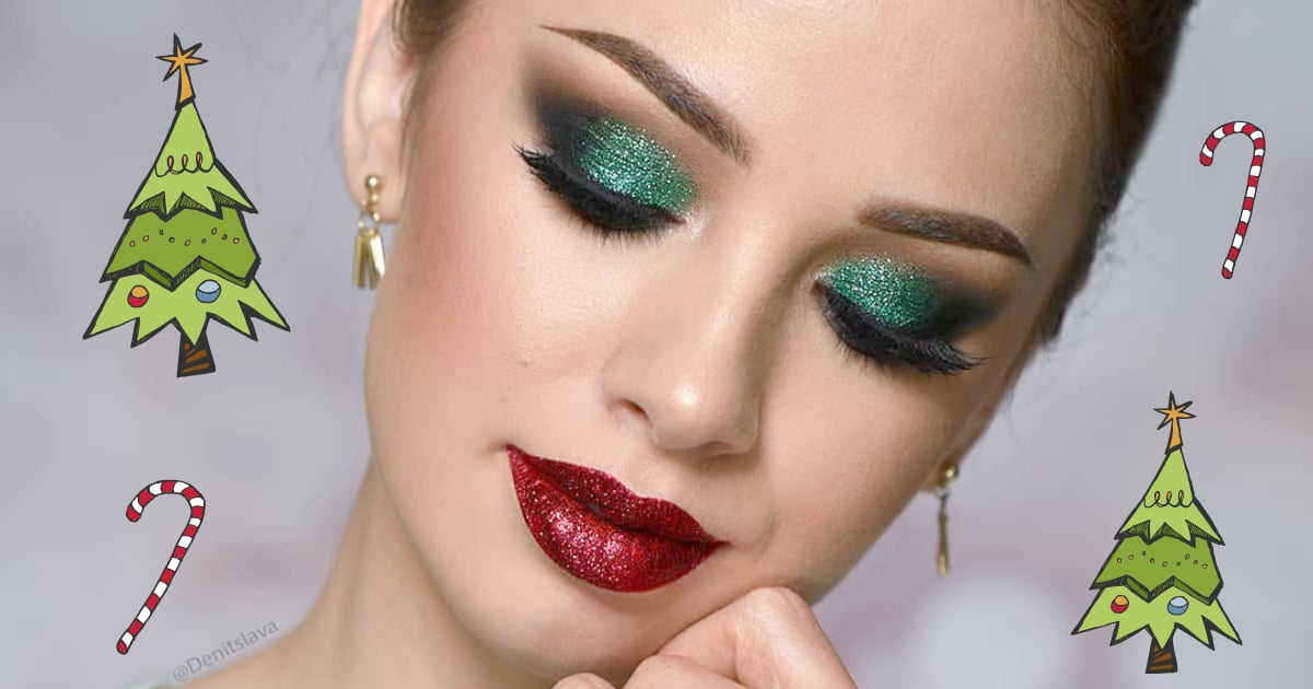 Just 27 Christmas Inspired Makeup Looks To Get You Feeling Festive Af 