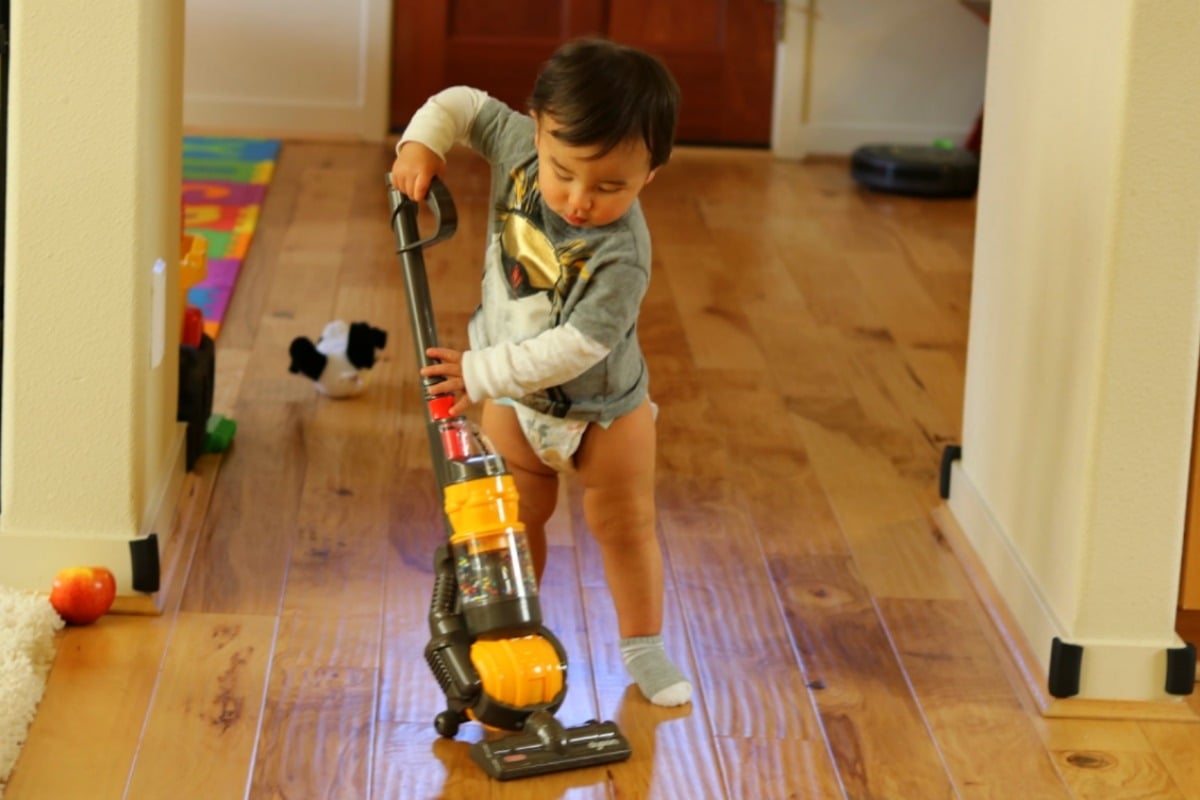 The under-$70 vacuum that's a toy: Dyson kids toy vacuum.
