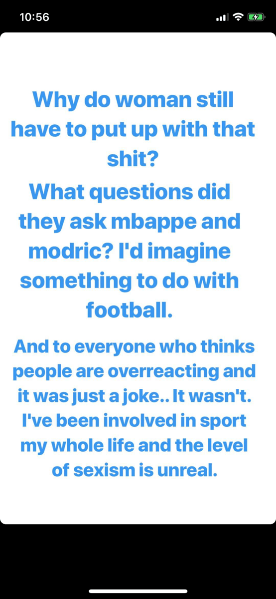 andy murray instagram story about ada hegerberg