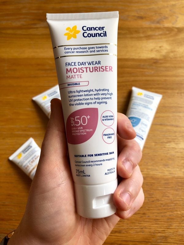 cancer council invisible daywear matte moisturizer