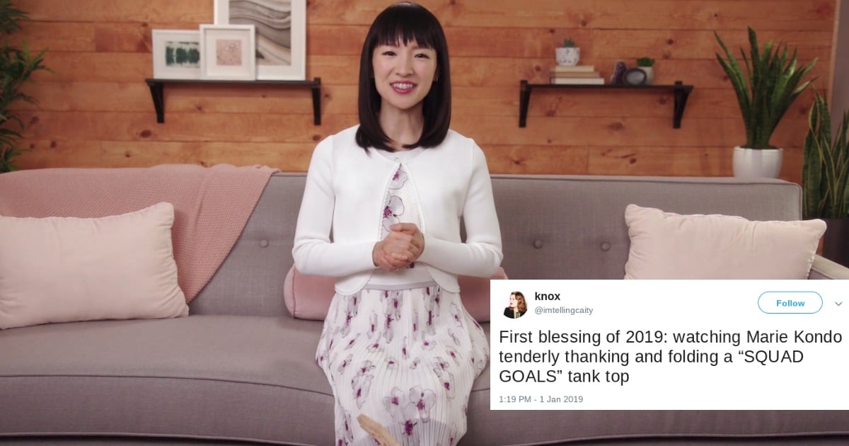 The best reactions to Marie Kondo Netflix series Tidying Up.