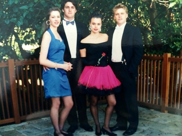 Mia Freedman Instagram school formal throwback