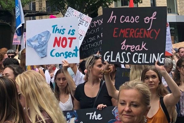 Sydney Womens March 2019 signs