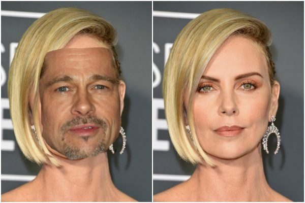 brad pitt and charlize