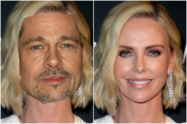 brad pitt and charlize