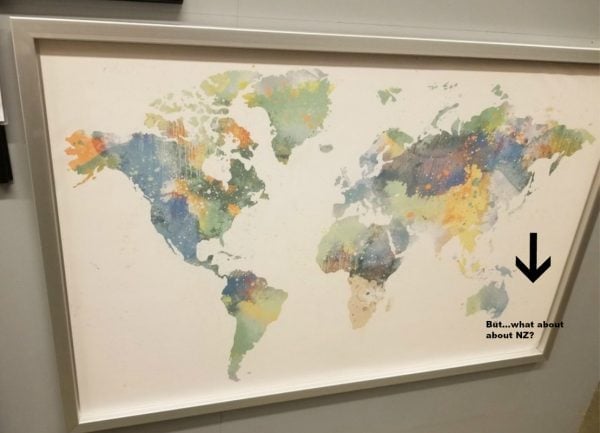 New Zealand map