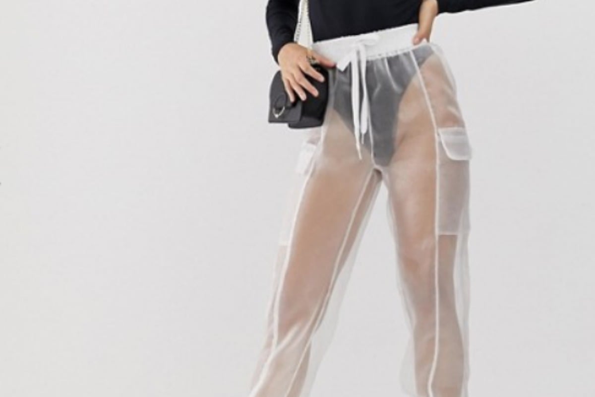 White See Through Pants