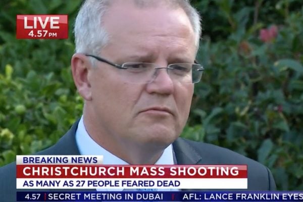 Scott Morrison Christchurch shootings