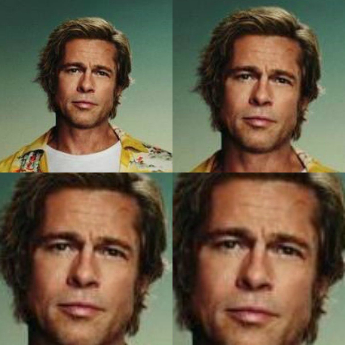 brad pitt once upon a time in hollywood movie poster