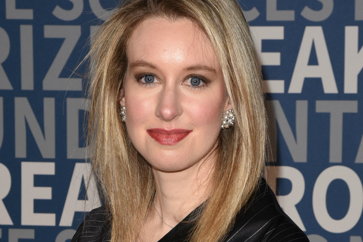 elizabeth holmes accidentally uses real voice