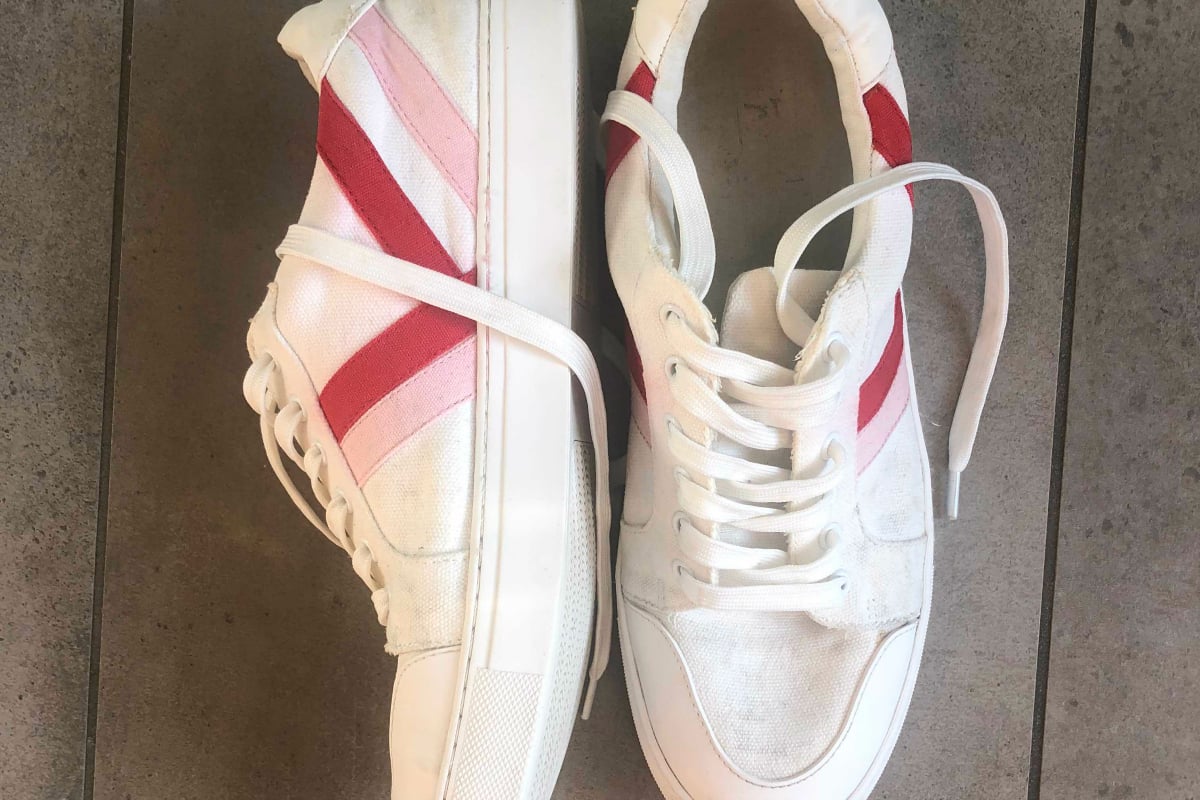 How to Clean White Shoes (and White Shoe Laces)