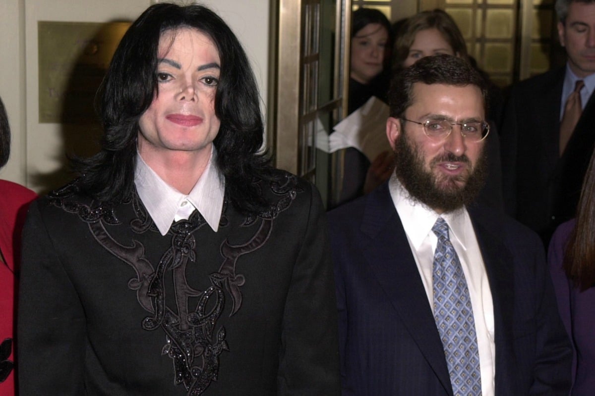 Michael Jackson and Rabbi Boteach in 2001.