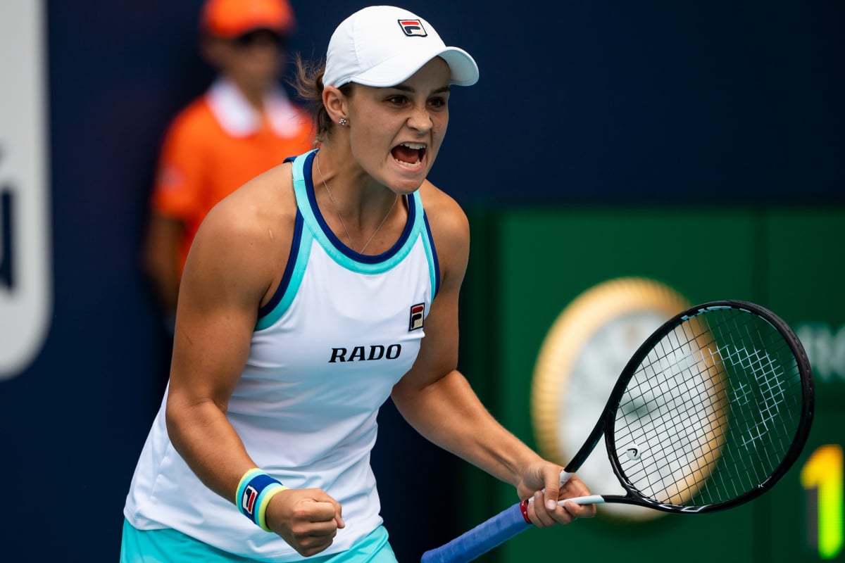 The Ash Barty Miami skyrockets Australian into top 10.