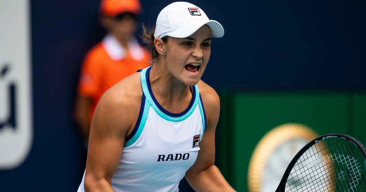 The Ash Barty Miami skyrockets Australian into top 10.