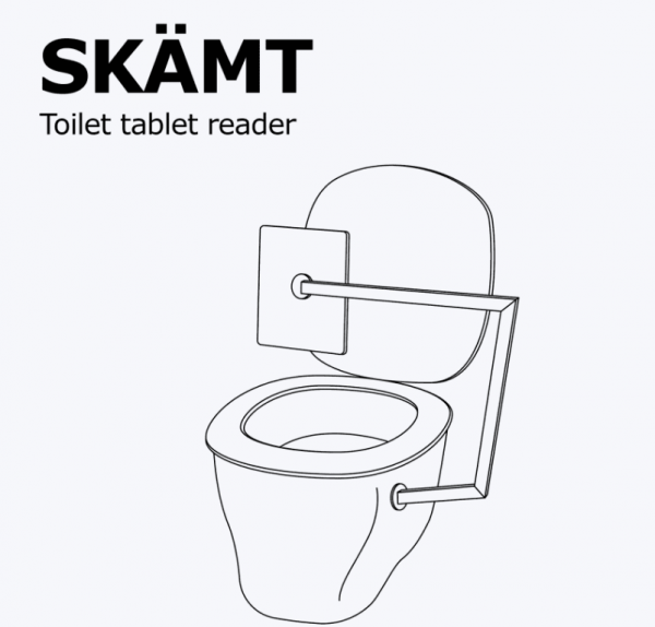 toilet holder