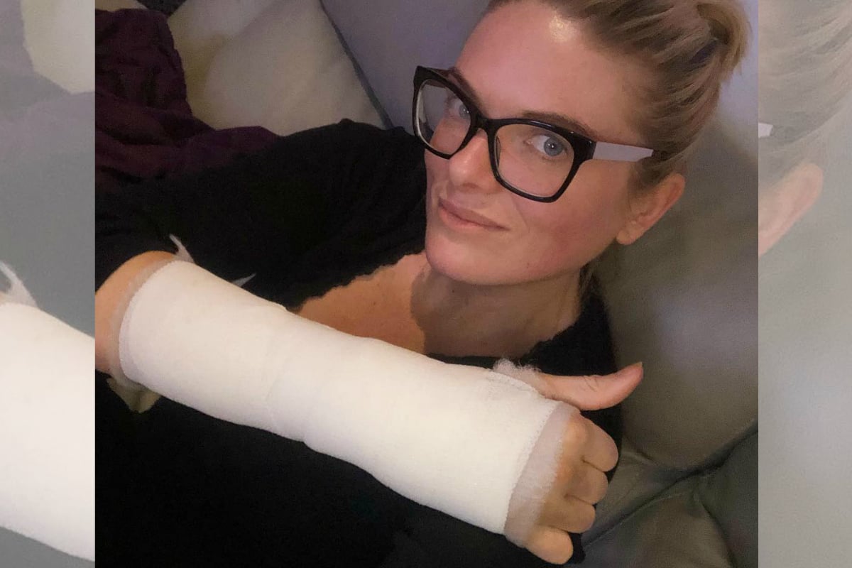 Erin Molan Instagram How The The Footy Show Host Broke Her Hand