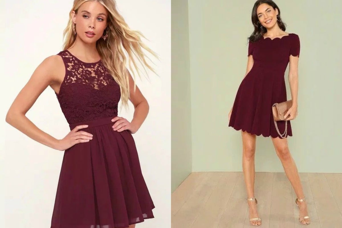 maroon bridesmaid dress suggestions