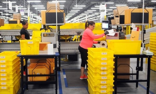 Amazon's Newest Robotics Fulfillment Center Holds Grand Opening In Orlando