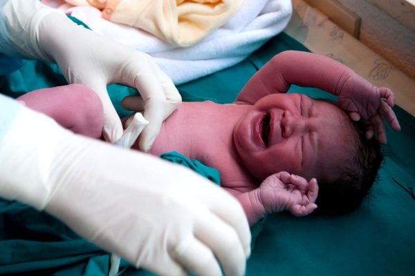 skin attached to head after circumcision