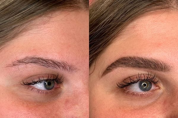 Curly eyebrows clearance