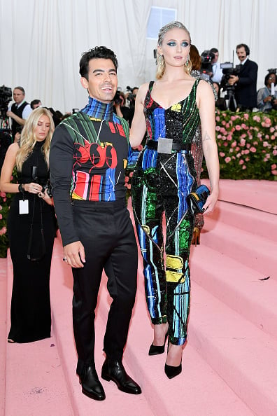 Joe Jonas and Sophie Turner attend The 2019 Met Gala. Image: Getty.