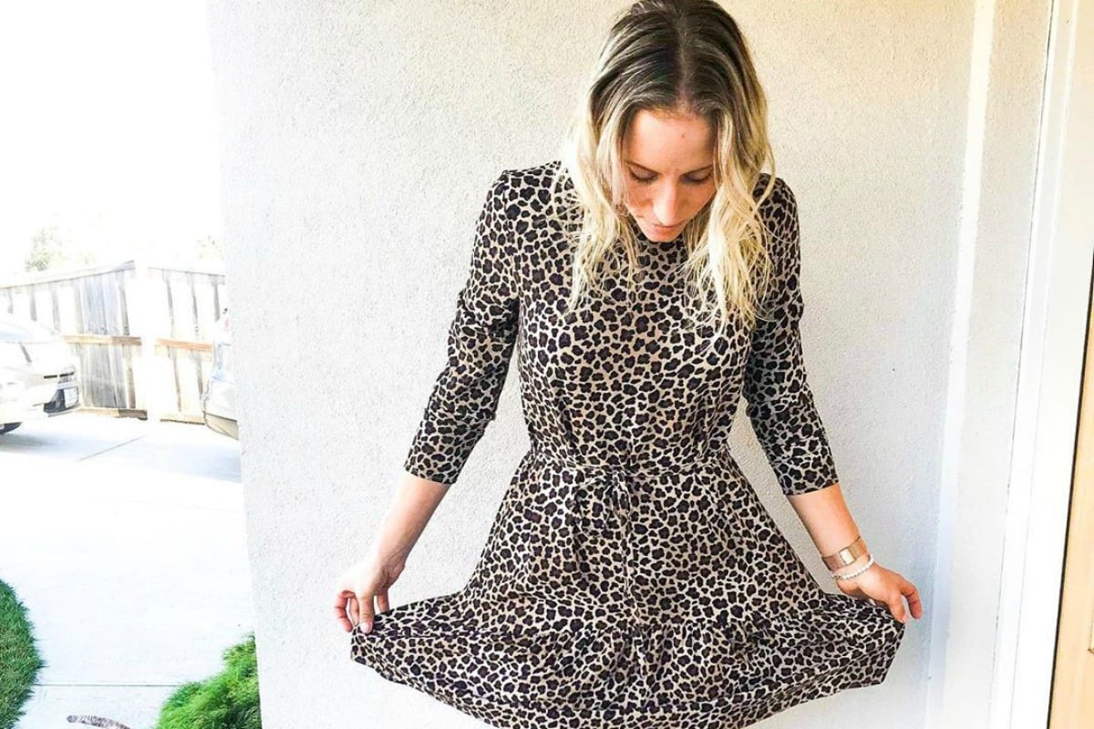 Kmart animal print on sale dress