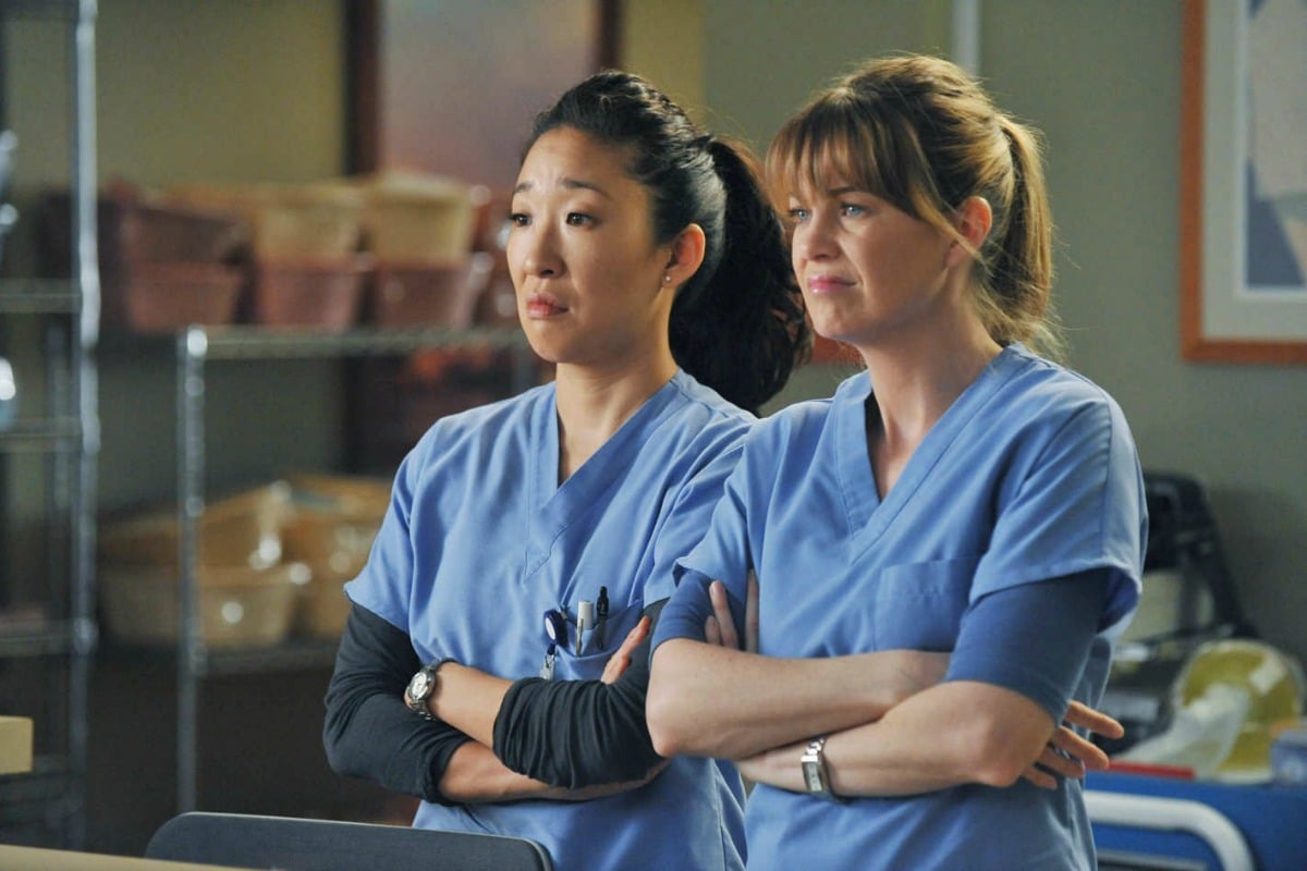 ellen pompeo sandra oh grey's anatomy