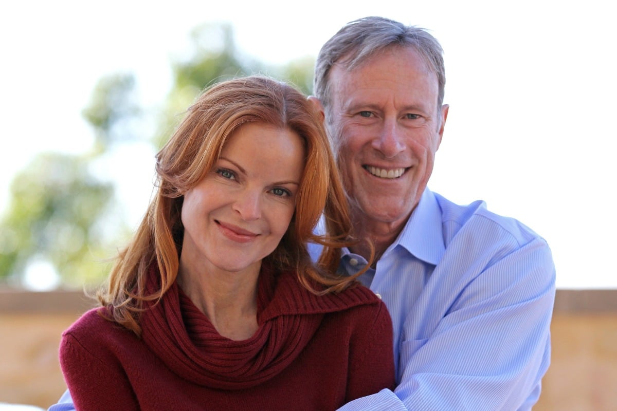 Marcia Cross anal cancer The actress and her husband both had cancer. image picture
