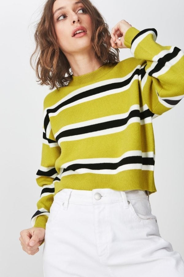 Cotton On Chloe Cropped Luxe Pullover