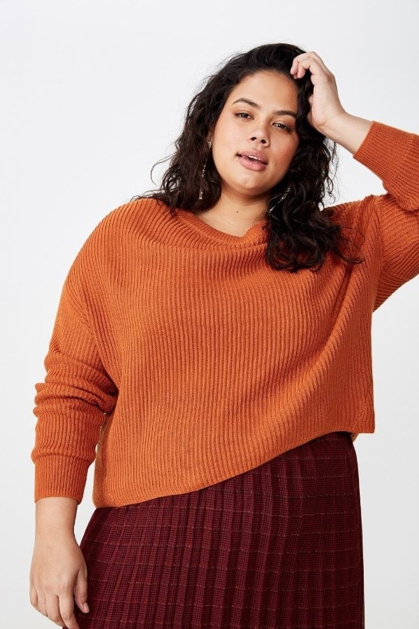Cotton On Curve Crop Pullover