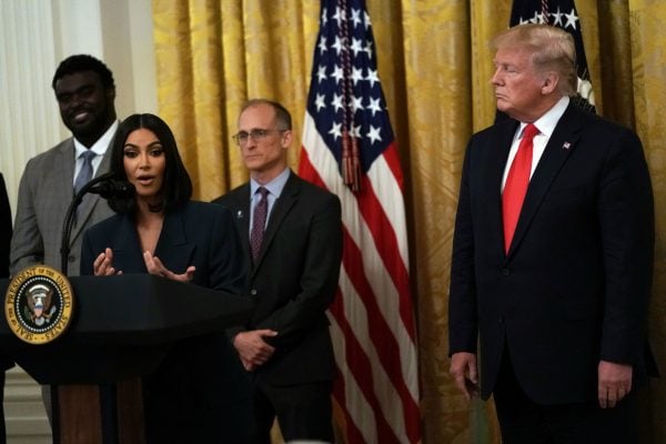 Kim Kardashian white house