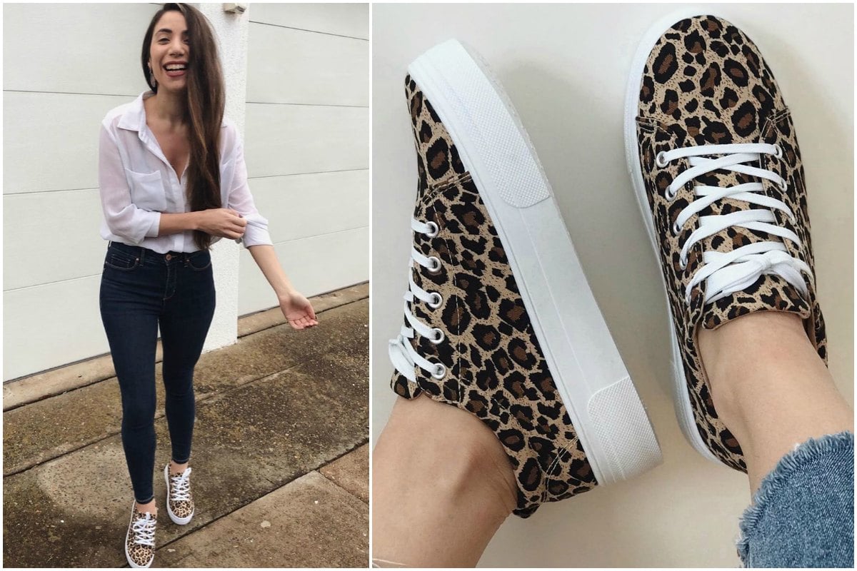 kmart leopard sneakers
