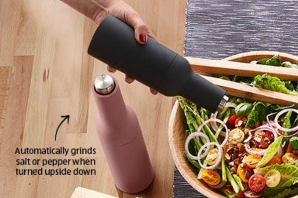 Ambiano Electric Salt and Pepper Mill- Aldi Review - AldiThings