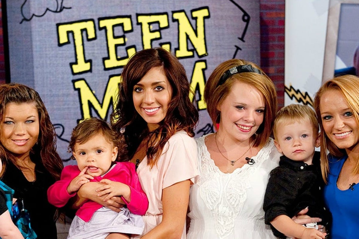 Amber Portwood and the rest of the Teen Mom OG cast in 2019.