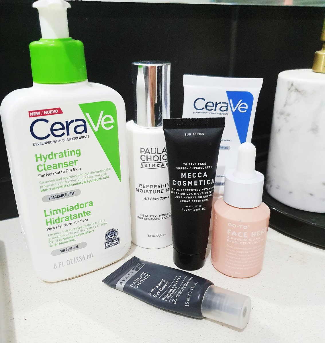 what's in her bag morning skincare