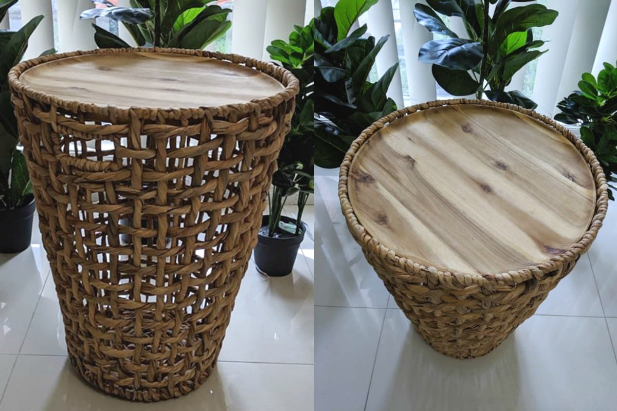 Storage wire basket on sale table kmart