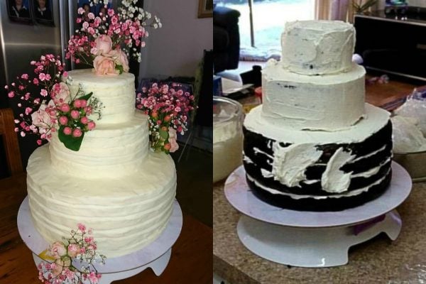 Wedding mud cake hack