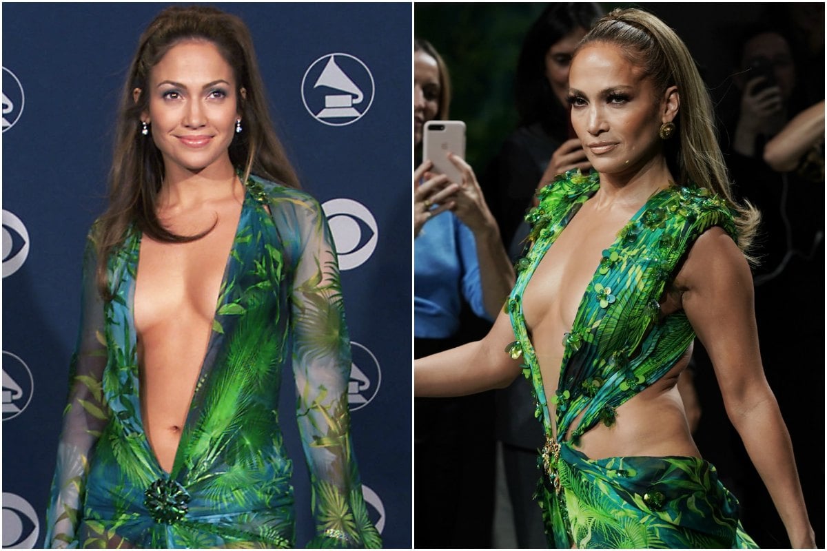 Jlo the hotsell green dress