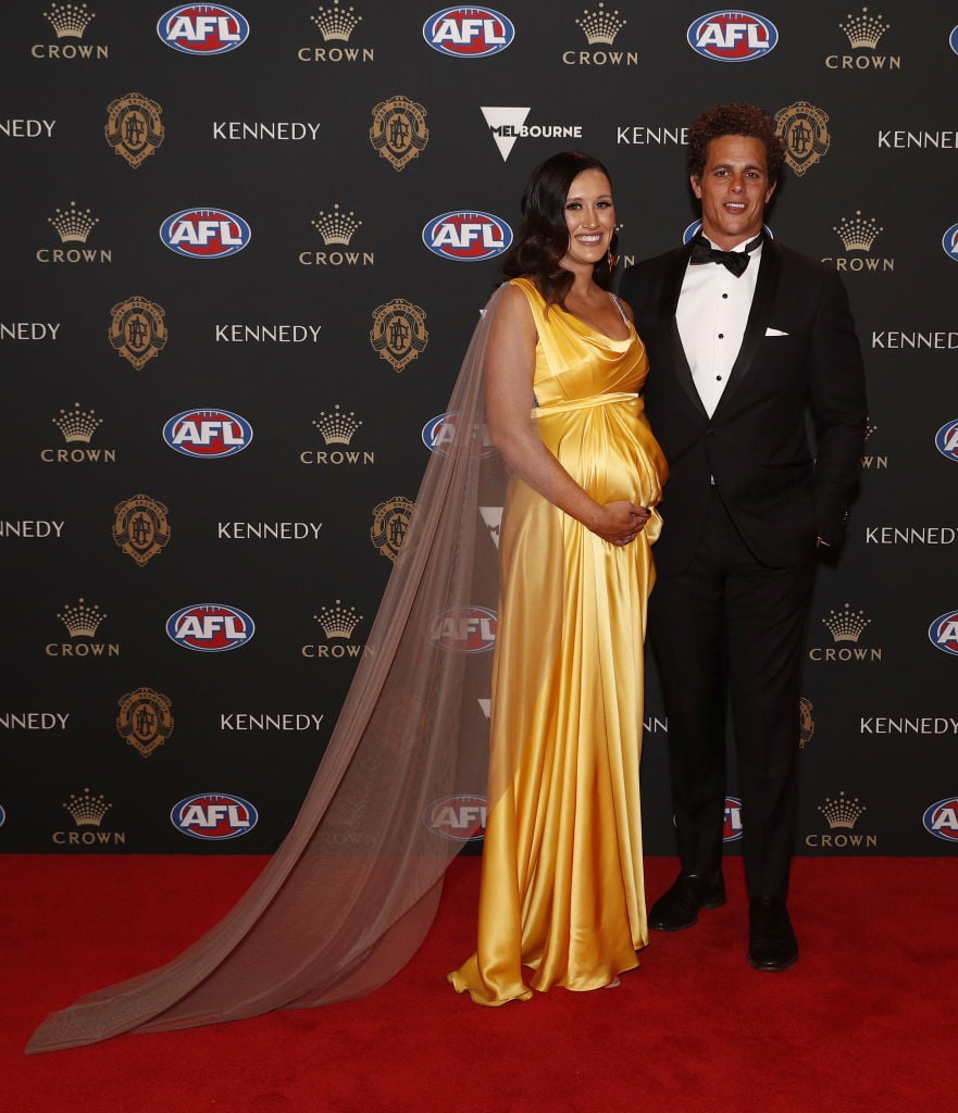 Jessie Murphy puts on a leggy display at the Brownlow Medal 2019